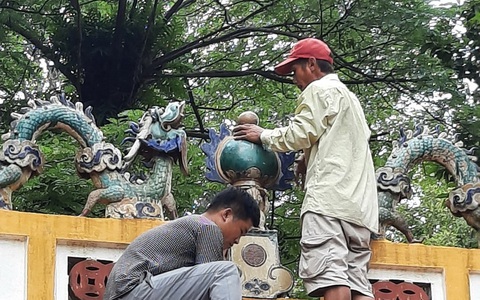 Tìm được trái châu của lăng Ông Bà Chiểu từ đường dây trộm cổ vật