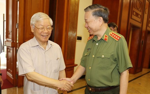 Tổng bí thư, Chủ tịch nước: 'Để nhân dân ủng hộ, lực lượng công an phải nỗ lực, xứng đáng'