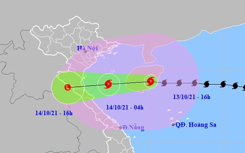 Bão số 8 đi vào đảo Hải Nam, Bạch Long Vĩ gió giật cấp 9