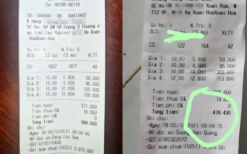 Sau nới lỏng giãn cách xã hội, người dân tá hỏa vì tiền nước máy tăng gấp nhiều lần