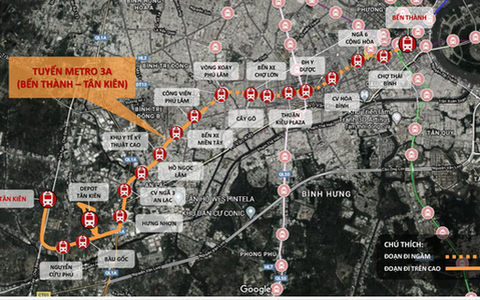 Đề xuất TP.HCM có phương án khai thác tạm depot tuyến metro rộng 52ha