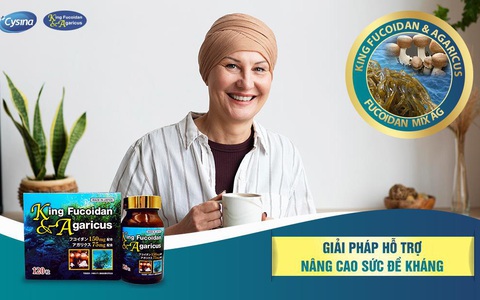 King Fucoidan và Agaricus giải pháp hỗ trợ nâng cao hệ miễn dịch