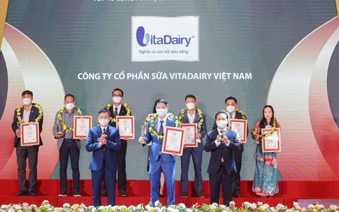 VitaDairy tiếp tục nằm trong top 3 công ty sữa bột nội địa lớn nhất Việt Nam