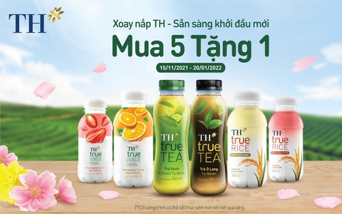 Xoay nắp TH - Sẵn sàng khởi đầu mới cùng loạt đồ uống hoàn toàn từ thiên nhiên