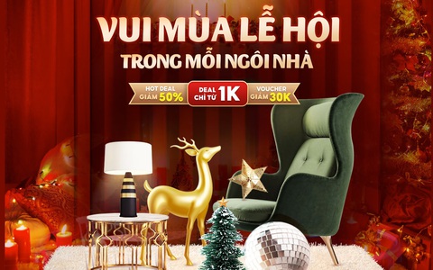 Phụ kiện Giáng sinh trang trí nhà cửa với giá giảm một nửa trên Shopee