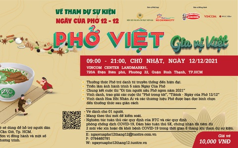 Check in Gala Ngày của phở 12-12 bằng cách nào?