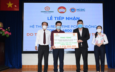 TP.HCM tiếp nhận máy xét nghiệm COVID-19 tự động cho kết quả sau 2,5 giờ