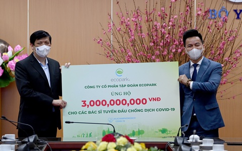 Ecopark ủng hộ 13 tỉ đồng cho phòng chống dịch COVID-19