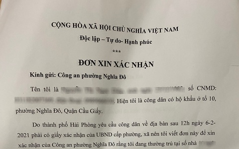 Tôi đi xin 'giấy phép' về Hải Phòng