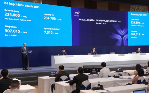 VIB 2021 chia cổ phiếu thưởng 40%