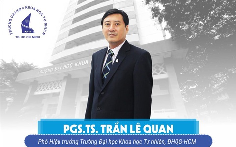 PGS.TS Trần Lê Quan phụ trách Trường ĐH Khoa học tự nhiên TP.HCM