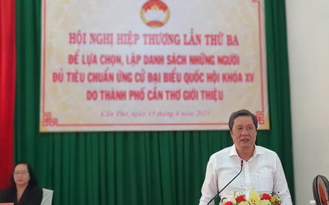 Cần Thơ: 4 người xin rút khỏi danh sách ứng cử đại biểu Quốc hội