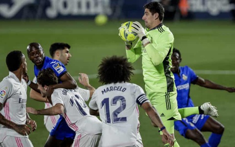 Real Madrid 'may mắn' chia điểm trước Getafe