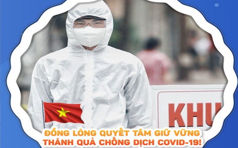 Bộ Y tế kêu gọi thay ảnh đại diện 'Quyết tâm giữ vững thành quả chống dịch COVID-19'