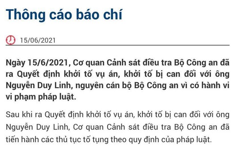 Bắt tạm giam cựu phó tổng cục trưởng Tổng cục Tình báo về tội nhận hối lộ