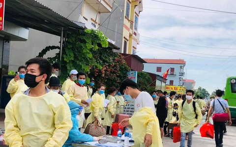 Bắc Giang bác tin 500 công nhân từ tỉnh này về Thái Nguyên trốn cách ly
