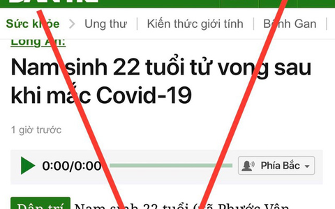Sở TT&TT TP.HCM đề nghị xử phạt báo điện tử Dân Trí vì thông tin sai về COVID-19