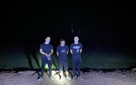 Bắt giữ 3 người Trung Quốc định vượt biên trái phép