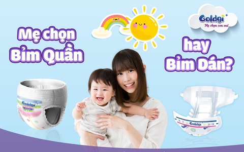 Chọn tã phù hợp cho trẻ