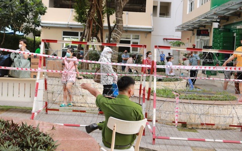Block A1 chung cư Sunview Town ở Thủ Đức bị phong tỏa lần 2