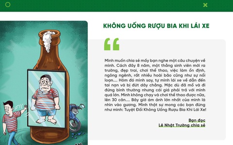 'Không uống rượu bia khi lái xe' được bình chọn nhiều nhất 10 thói quen văn minh giao thông
