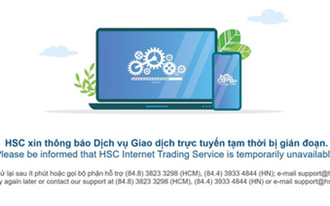 Công ty chứng khoán báo lỗi, nhà đầu tư không thể mua bán cổ phiếu