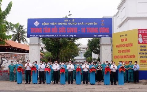 Trung tâm hồi sức tích cực người bệnh COVID-19 tại Long An đi vào hoạt động