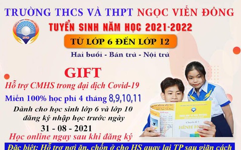 Trường THCS và THPT Ngọc Viễn Đông: Cùng xã hội sẵn sàng đối phó với đại dịch