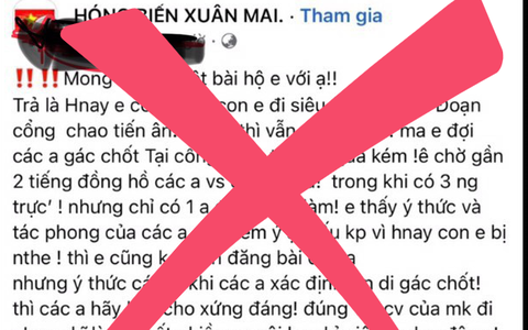 Bịa tin 'chờ 2 tiếng mới được qua chốt kiểm soát COVID-19', người phụ nữ bị phạt 10 triệu