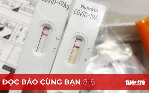 Đọc báo cùng bạn 8-8: Tràn lan kit xét nghiệm nhanh COVID-19