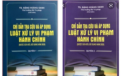 Sách mạo danh thứ trưởng Bộ Tư pháp chủ biên được chào bán đến tận Sở Tư pháp