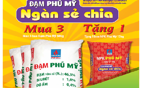 'Đạm Phú Mỹ - Ngàn sẻ chia' - Hơn 3.000 tấn phân bón tặng bà con nông dân