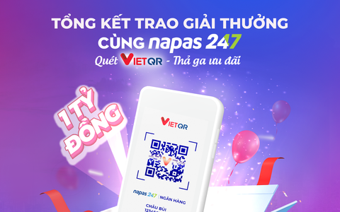Hơn 6.000 khách hàng nhận thưởng chương trình 'Quét VietQR - Thả ga ưu đãi'