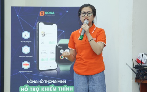 Khởi nghiệp từ đồng hồ cho người khiếm thính, mô hình thể thao cho trẻ em