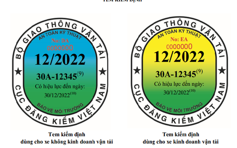 Ô tô kinh doanh vận tải dưới 9 chỗ ngồi được tăng thời hạn kiểm định