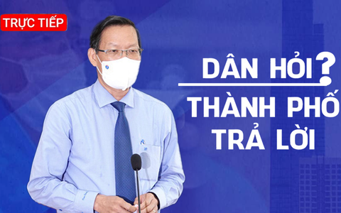 Trực tiếp: Chủ tịch UBND TP.HCM đối thoại về công tác phòng chống dịch, phục hồi kinh tế