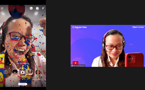 Viber thêm tính năng ống kính thực tế ảo tăng cường cho người dùng Việt Nam
