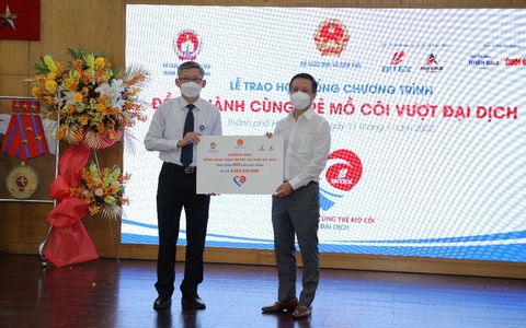 5 tỉ đồng hỗ trợ 400 trẻ mồ côi tại TP.HCM vượt qua nỗi đau