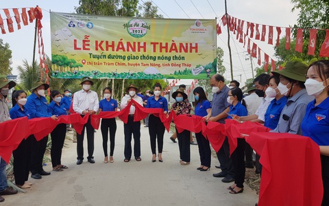 Khánh thành công trình đường kênh ranh Tam Nông - Thanh Bình