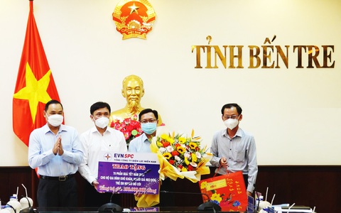 EVNSPC cùng tỉnh Bến Tre đẩy mạnh triển khai các dự án cung cấp điện