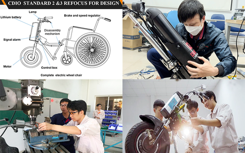 ĐH Duy Tân tiếp tục tặng xe lăn điện cho người khuyết tật