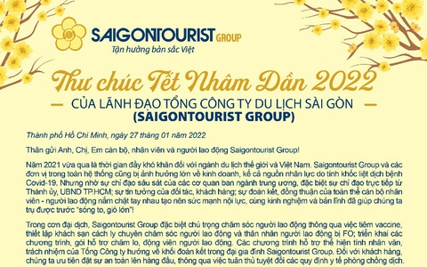 Thông điệp Tết từ lãnh đạo Saigontourist Group