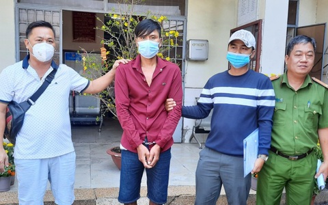 Bắt nghi phạm phóng hỏa đốt nhà làm cháy lan tàu cá ở Ba Hòn