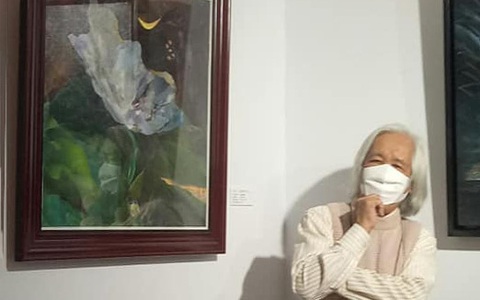 Nguyễn Văn Tài say đắm tranh giấy dán