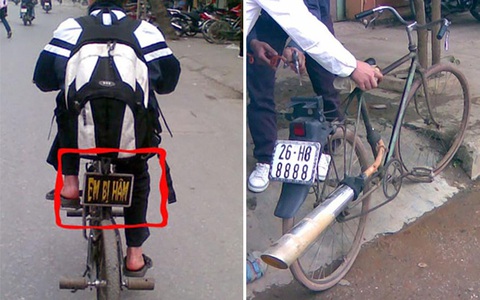 Muôn kiểu biển số xe độc nhất vô nhị Việt Nam