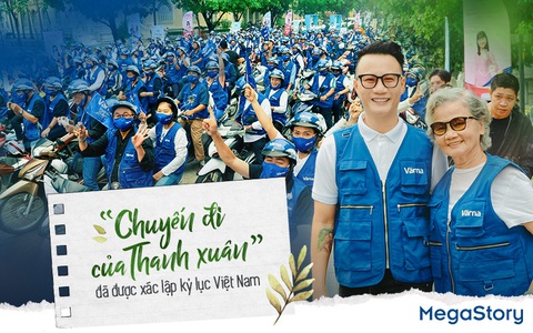 'Chuyến đi của Thanh xuân' đã được xác lập kỷ lục Việt Nam