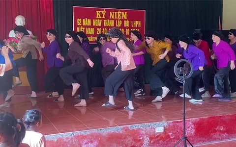 Các cụ bà đeo kính râm, nhảy dance cực cháy