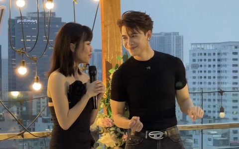 Anh Tú 'bất lực' khi ráng giữ nhịp cho Diệu Nhi trổ tài