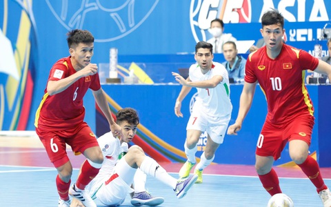 Futsal Việt Nam chia tay Giải vô địch châu Á sau trận thua 1-8 trước Iran