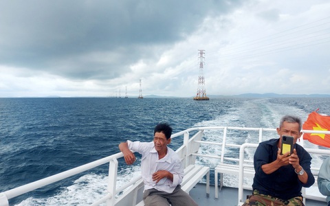Đóng điện, vận hành đường dây điện vượt biển 220kV Kiên Bình - Phú Quốc dài nhất Việt Nam